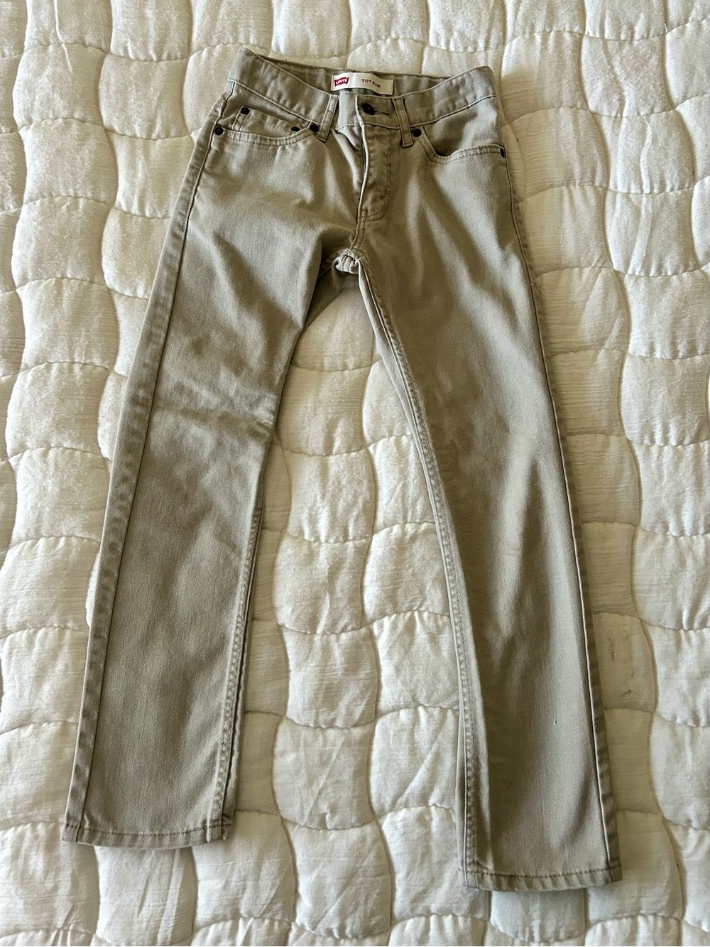 Levi's Straight-Leg Jeans in Olive